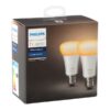 Kit 2 Lâmpadas Philips HUE E27 Ambiance Branco