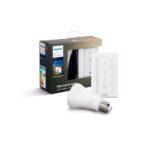 Kit Philips Hue Lâmpada LED E27 9W + Comando