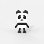 Coluna bluetooth portátil MOB Dancing Animals Panda