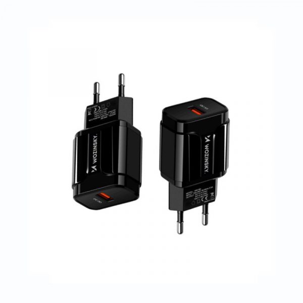 Carregador Wozinsky USB Quick Charge 3.0 Preto 3