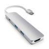 Satechi – USB-C Multiport Slim Adapter Silver