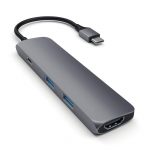 Satechi - USB-C Multiport Slim Adapter Space Grey