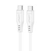 Cabo Acefast USB-C para USB-C 60W 20V/3A 1.2M Branco