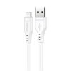 Cabo Acefast USB para USB-C 3A 1.2M Branco