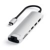 Satechi – USB-C Slim Multiport w/ Ethernet adpt Silver