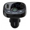 Carregador Isqueiro Baseus Transmissor FM Bluetooth 2-USB/3.4A Preto