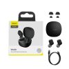 Baseus Encok WM01 TWS Wireless In-Ear Bluetooth 5.0 Auriculares Pretos