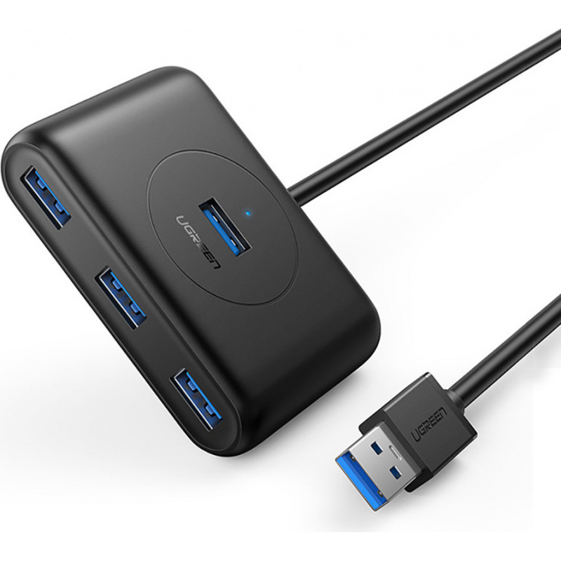 Ugreen HUB Usb 4-Portas Usb 3.0 0.25m Preto