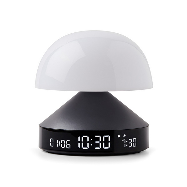 Lexon – Candeeiro/despertador Mina Sunrise Cinzento