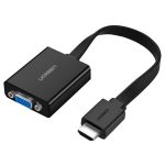 Adaptador UGREEN HDMI para VGA + Áudio 3.5mm 25cm Preto