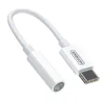 Joyroom Cabo Adaptador 3.5mm Mini Jack para USB-C Branco