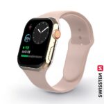 Swissten - Bracelete de Silicone para Apple Watch 38-41mm Rosa