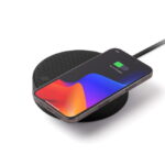 Lexon - Carregador Qi + Coluna Som Oslo Energy+ Preta