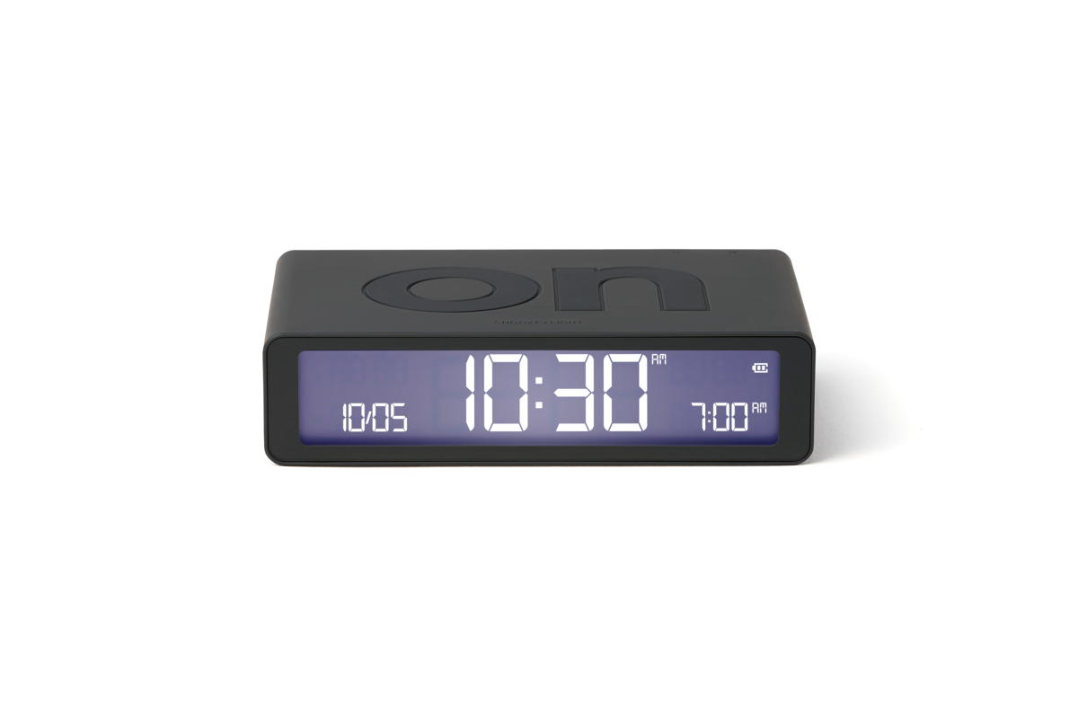 Lexon – Despertador FLIP Classic Cinzento