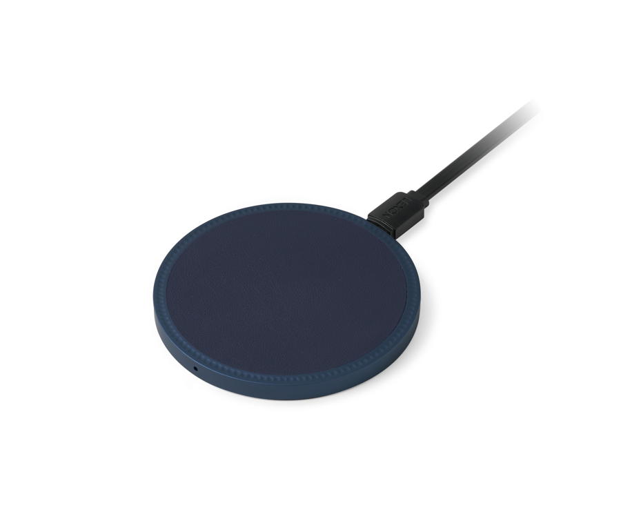 Lexon – Carregador Qi Powerup Azul Esucro