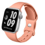 Swissten - Bracelete de Silicone para Apple Watch 42-49mm Rosa