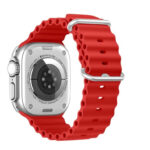 Swissten - Wave Band for Apple Watch 42-49mm (red)