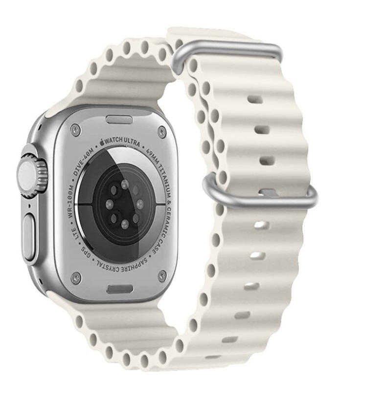 Swissten – Wave Band for Apple Watch 42-49mm (st. grey)