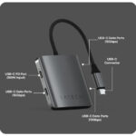 Satechi - 4-Port USB-C Hub com PD