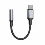 Swissten - Adaptador USB-C para mini-jack 12cm Preto