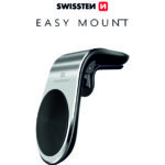 Swissten - Suporte Magnético para Carro Easy Mount Silver
