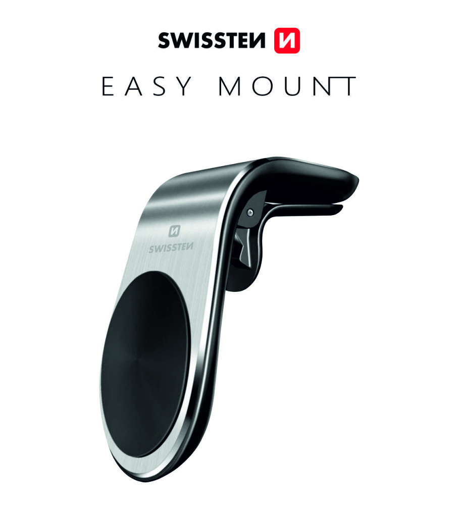 Swissten – Suporte Magnético para Carro Easy Mount Silver