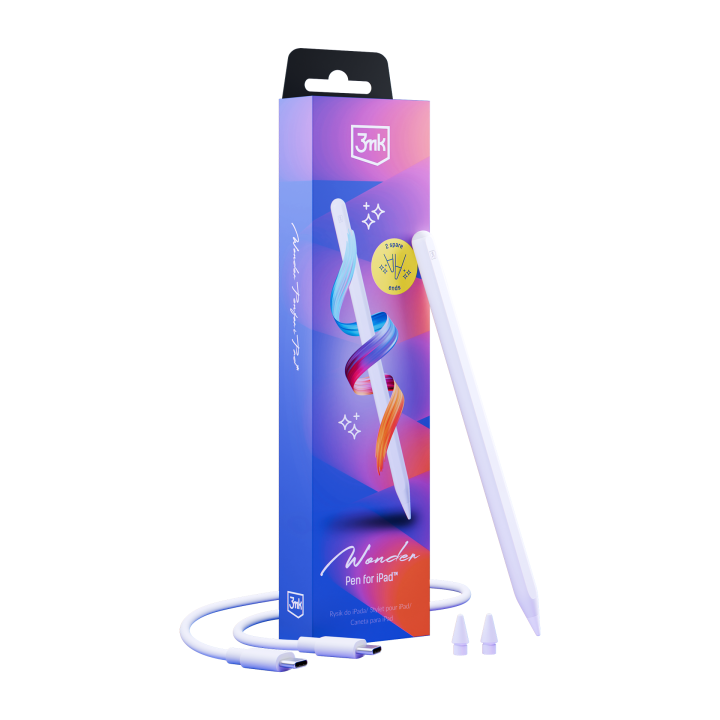 3mk Wonder Pen™ – Caneta Stylus Ativa para iPads