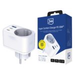 Carregador 3MK Hyper Comfort GaN 30W Branco