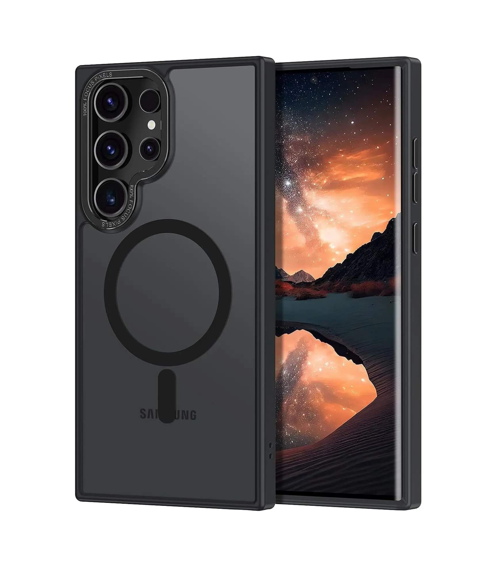 Capa Preta Magsafe Samsung Galaxy S26 Ultra – Swissten